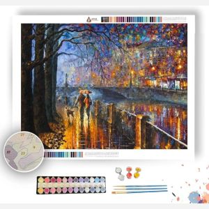 ALLEY BY THE RIVER - Paint by Numbers Full Kit