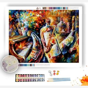 BOTTLES JAZZ - Paint by Numbers Full Kit