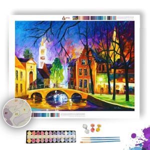 BRUGES BRIDGE - Paint By Numbers Full Kit