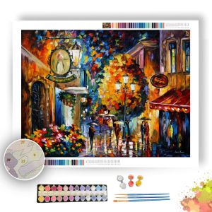 CAFE IN THE OLD CITY - Paint By Numbers Full Kit