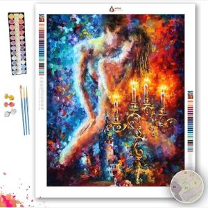 CANDLES OF LOVE - Paint by Numbers Full Kit