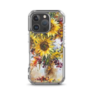 HAPPY SUNFLOWERS - iPhone 16 Pro phone case