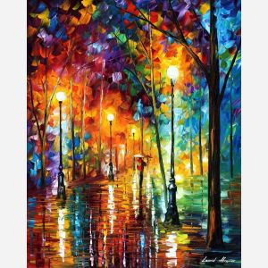 colorful paintings, colorful city paintings