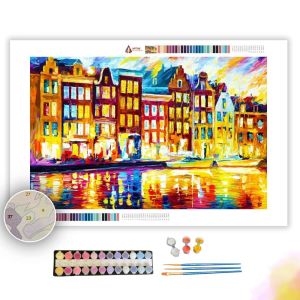 EVENING IN AMSTERDAM - Paint By Numbers Full Kit