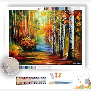FOREST ROAD - Paint by Numbers Full Kit