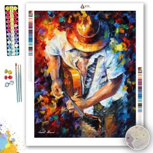 GUITAR AND SOUL - Paint By Numbers Full Kit