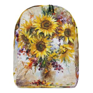 HAPPY SUNFLOWERS  - Minimalist backpack