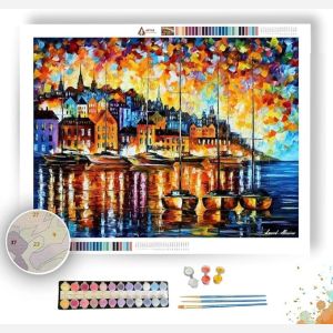 HARBOR OF CORSICA - Paint by Numbers Full Kit