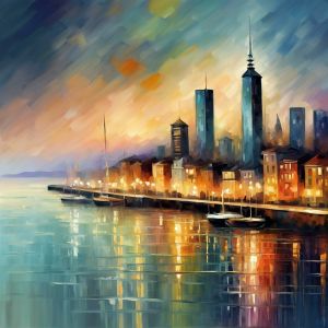 Mixed Media Painting By Leonid Afremov Studio