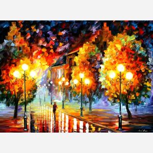 Leonid Afremov, oil on canvas, palette knife, buy original paintings, art, famous artist, biography, official page, online gallery, large artwork, impressionism, belgium