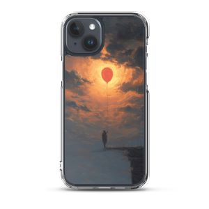 BALLOON TETHERED GHOST - iPhone 15 Plus Clear case for iPhone®