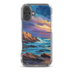 BRITTANY COAST ROCKS - iPhone 16 Plus Clear case for iPhone®
