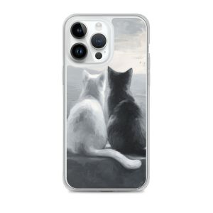 CALM EMBRACE B&W - iPhone 14 Pro Max Clear case for iPhone®