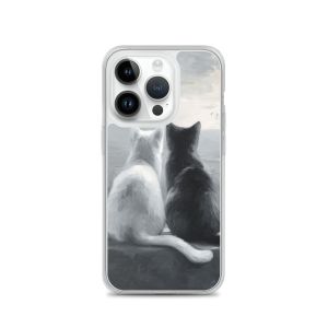 CALM EMBRACE B&W - iPhone 14 Pro Clear case for iPhone®
