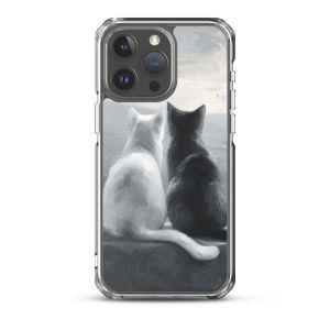 CALM EMBRACE B&W - iPhone 15 Pro Max Clear case for iPhone®
