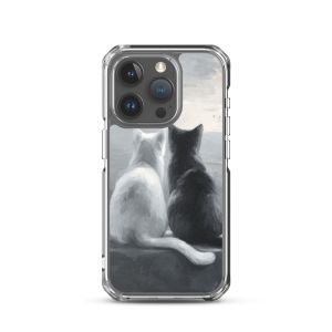 CALM EMBRACE B&W - iPhone 15 Pro Clear case for iPhone®