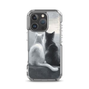 CALM EMBRACE B&W - iPhone 16 Pro Clear case for iPhone®