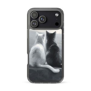 CALM EMBRACE B&W - iPhone 17 Pro Max Clear case for iPhone®