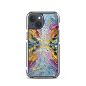 CHROMELLE CURRENT SYMMETRY - iPhone 15 Clear case for iPhone®