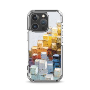 CHROMELLE SIGNAL SPIRAL - iPhone 16 Pro Clear case for iPhone®