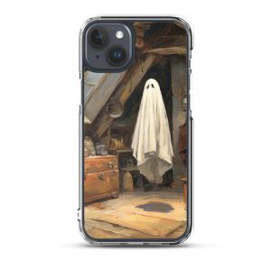 COZY ATTIC GHOST - iPhone 15 Plus Clear case for iPhone®