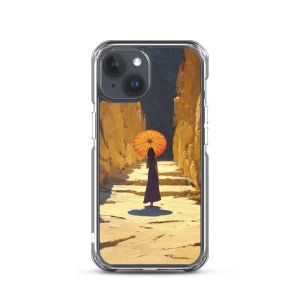 GOLDEN SHADOW - iPhone 15 Clear case for iPhone®