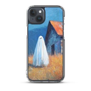 POSTCARD GHOST FRIEND  - iPhone 15 Plus Clear case for iPhone®