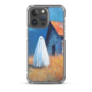 POSTCARD GHOST FRIEND  - iPhone 15 Pro Max Clear case for iPhone®