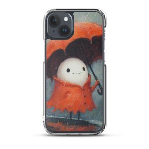 RAINY UMBRELLA GHOST - iPhone 15 Plus Clear case for iPhone®
