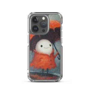 RAINY UMBRELLA GHOST - iPhone 15 Pro Clear case for iPhone®