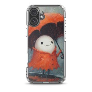 RAINY UMBRELLA GHOST - iPhone 16 Plus Clear case for iPhone®