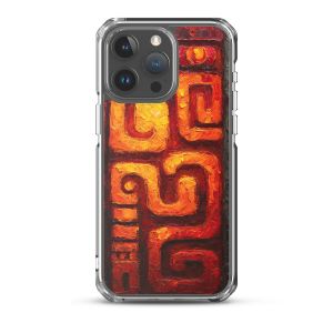 SILVER SPIRAL - iPhone 15 Pro Max Clear case for iPhone®