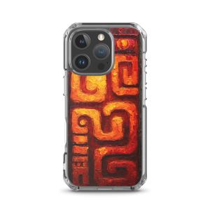 SILVER SPIRAL - iPhone 16 Pro Clear case for iPhone®