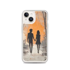 SOFT RESTING PAIR B&W - iPhone 14 Clear case for iPhone®
