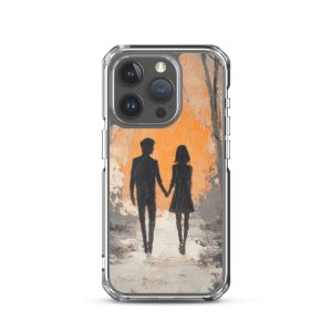SOFT RESTING PAIR B&W - iPhone 15 Pro Clear case for iPhone®