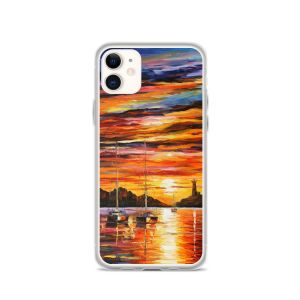 BY THE ENTRANCE TO THE HARBOR - iPhone 11 phone case