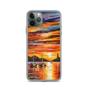 BY THE ENTRANCE TO THE HARBOR - iPhone 11 Pro phone case