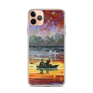 NIGHT LAKE FISHING - iPhone 11 Pro Max phone case