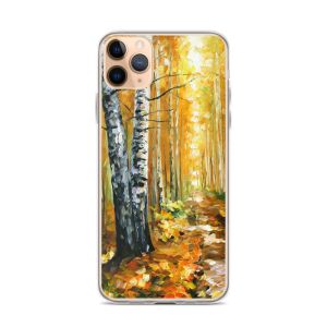 AUTUMN BIRCHES - iPhone 11 Pro Max phone case