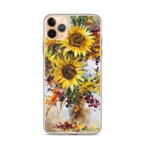 HAPPY SUNFLOWERS - iPhone 11 Pro Max phone case