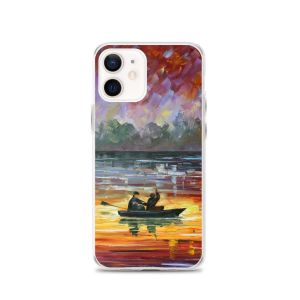 NIGHT LAKE FISHING - iPhone 12 phone case
