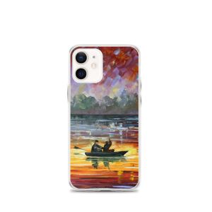 NIGHT LAKE FISHING - iPhone 12 mini phone case