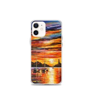 BY THE ENTRANCE TO THE HARBOR - iPhone 12 mini phone case