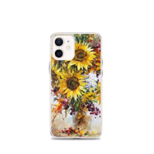HAPPY SUNFLOWERS - iPhone 12 mini phone case