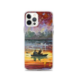 NIGHT LAKE FISHING - iPhone 12 Pro phone case
