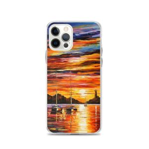 BY THE ENTRANCE TO THE HARBOR - iPhone 12 Pro phone case