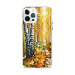 AUTUMN BIRCHES - iPhone 12 Pro Max phone case