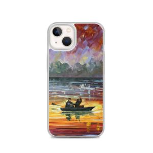 NIGHT LAKE FISHING - iPhone 13 phone case