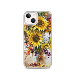 HAPPY SUNFLOWERS - iPhone 13 phone case