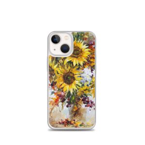 HAPPY SUNFLOWERS - iPhone 13 mini phone case
